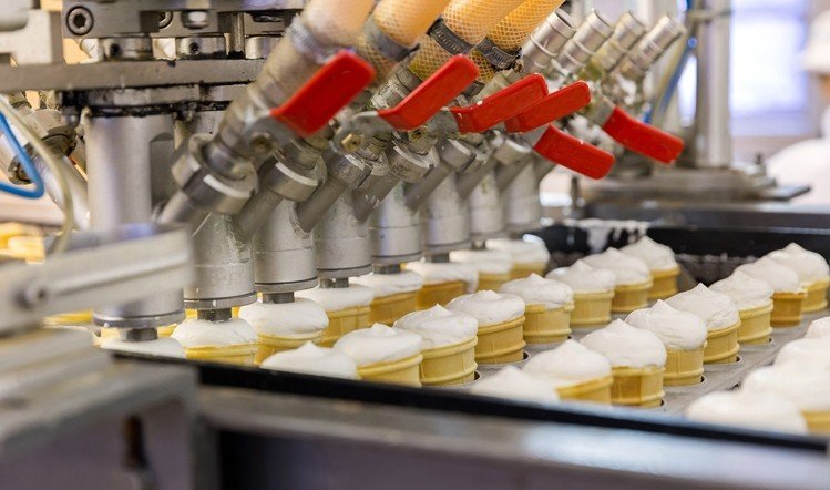 Ice cream production