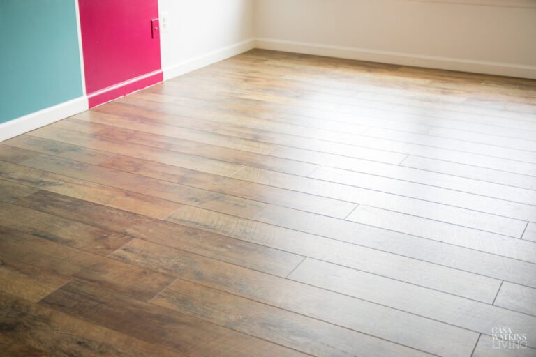 Laminate floor installations