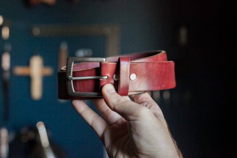 Manufacturing leather belts